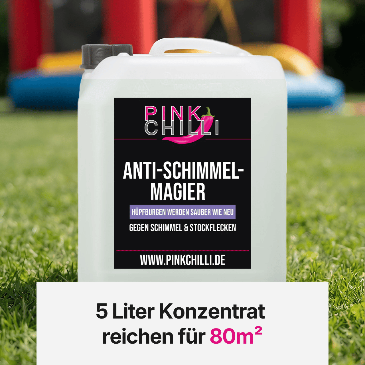 Pink Chilli Hüpfburg-Schimmelentferner