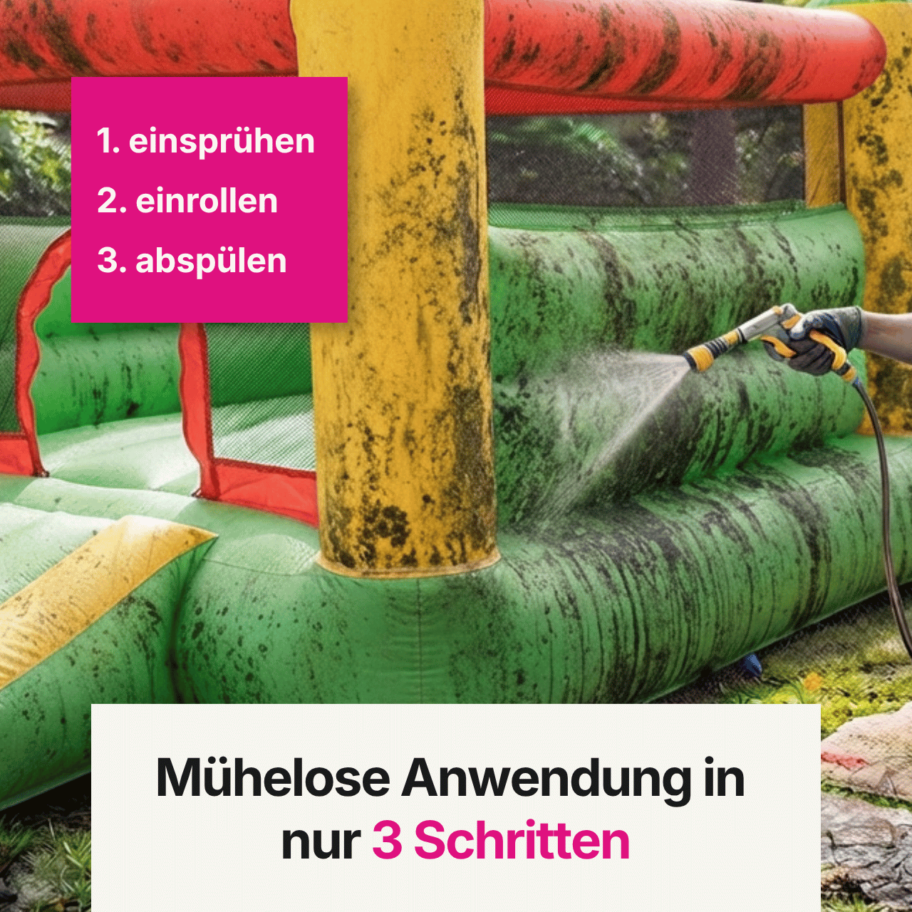 Pink Chilli Hüpfburg-Schimmelentferner